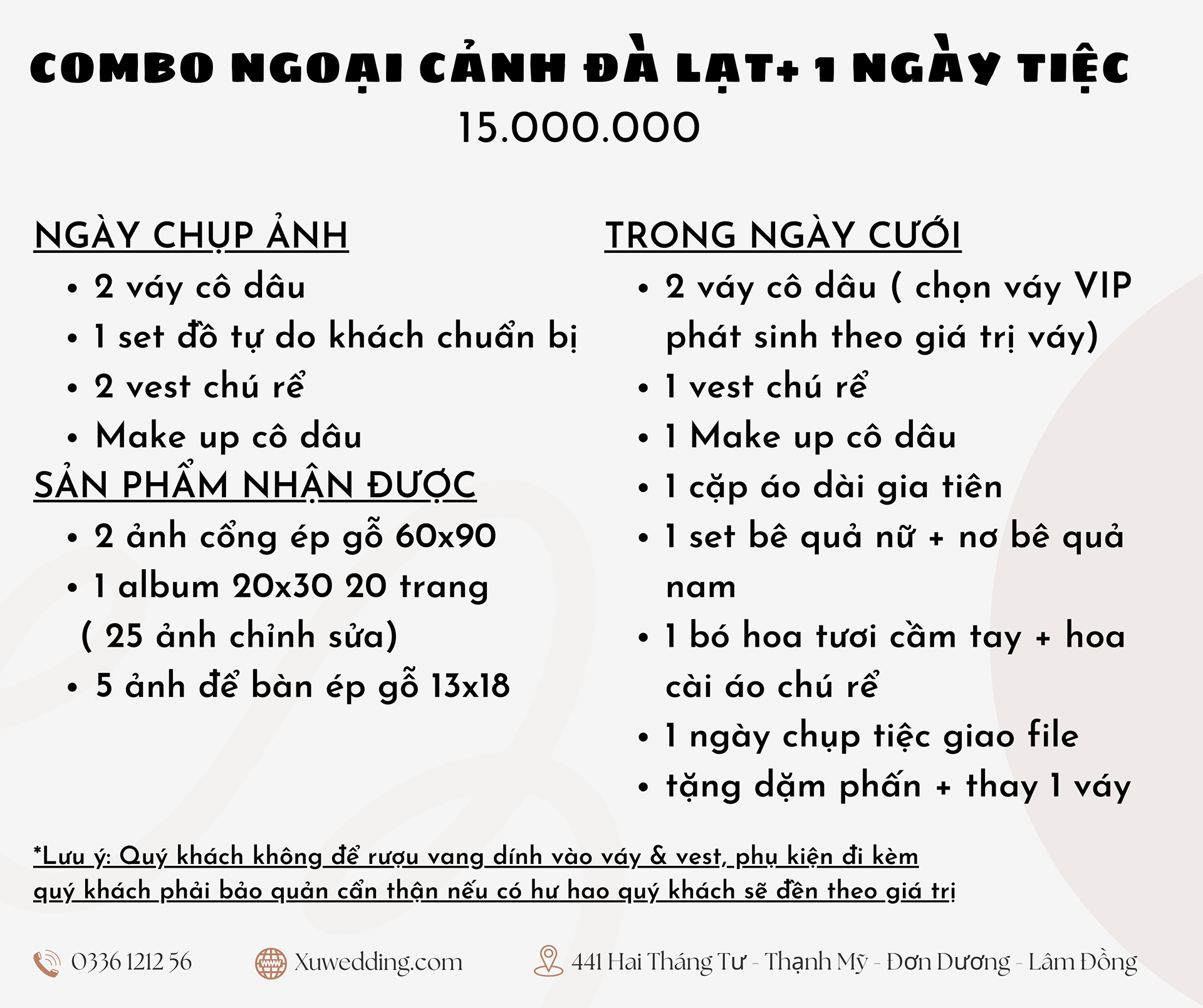 COMBO NGOẠI CẢNH ĐÀ LẠT + 1 NGÀY ĐÃI TIỆC